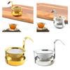 Rotating Tea Strainer with Handle 304 Stainless Steel Kitchen Tool Teaware Tea Filter Kitchen Home Bar