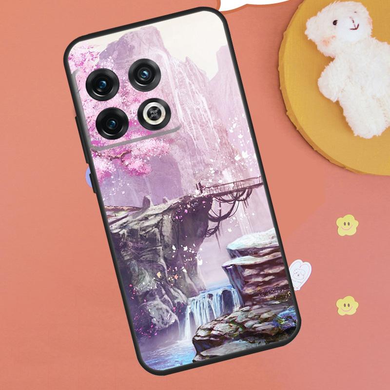 Anime Natura Landscape Case For OnePlus 13R 12R 10R 13T 15 13 12 11 10T 8T Nord CE 4 3 2 Lite N20 N30 Nord 5 Funda