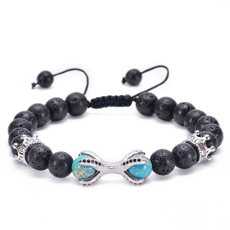 

JYL TS Bracelet Morse Code Miss You Couple Style Deepens Longing & Bond blue emperor электрического синего