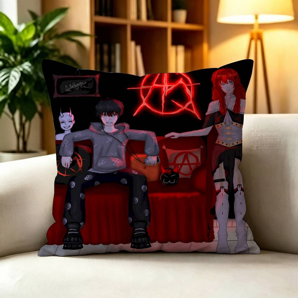 Asteria K-Kets4eki PARTY4LIFE Square Pillow Case Multi Sizes For Car Home Bedroom Decor Custom Valentine Gifts