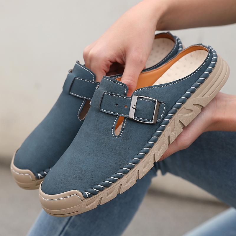Outdoor Freizeit Le Fu Schuhe Herren Baotou Hausschuhe Baotou Anti-Rutsch Flache Schuhe Haus Innen Hausschuhe Hausschuhe