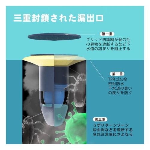 Drain Covers, Odor-Proof Caps for Washing Machine Drains, Insect Repellent, Fast Drainage, Under Sink, Sewer Deodorizing Covers, Washbasin, Bathroom,
