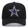 Simple Symbol Five-Pointed Star Embroidery Outdoors Baseball Cap Summer Breathability Hip Hop Mesh Cap Trucker Hat