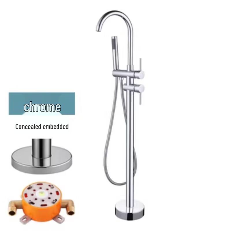 

TLXT Concealed Wall-Mounted Bathtub Faucet with Shower Kit