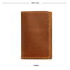 Vintage Crazy Horse Leather Women and Men Credit Card Holder Wallet Mens Real Cowhide Slim ID VIP Cards Bags Small Change Coins Purses
