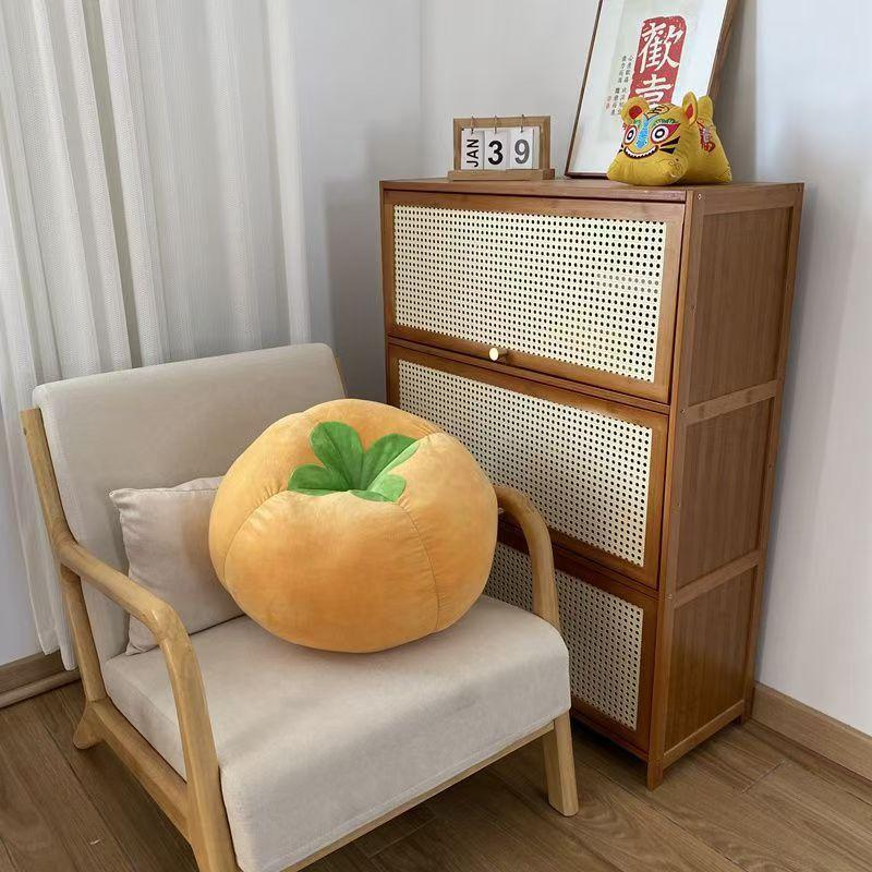 

Tomato Cushion Mushroom Pillow Decorative Sofa Pillow Window Pad Bedroom Decor Cute Small Ornament Fruit Series Doll 25 cm