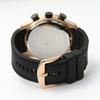 Salvatore Marra Chronograph Business Analog Quartz Black with Cleaning Cloth Men's Watch, PGBK,