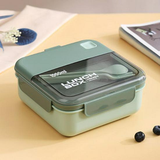 Microwave-Safe Insulated Bento Box with Cutlery for Office & School
