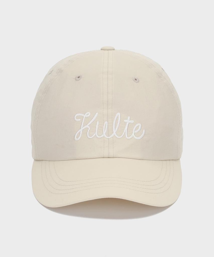 KULTE Script Nylon Cap Beige