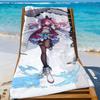 Game Saratoga Azur Lane Towel Sports Quick Dry Travel Camping Gear Sandproof Soft Light Large Beach Towel