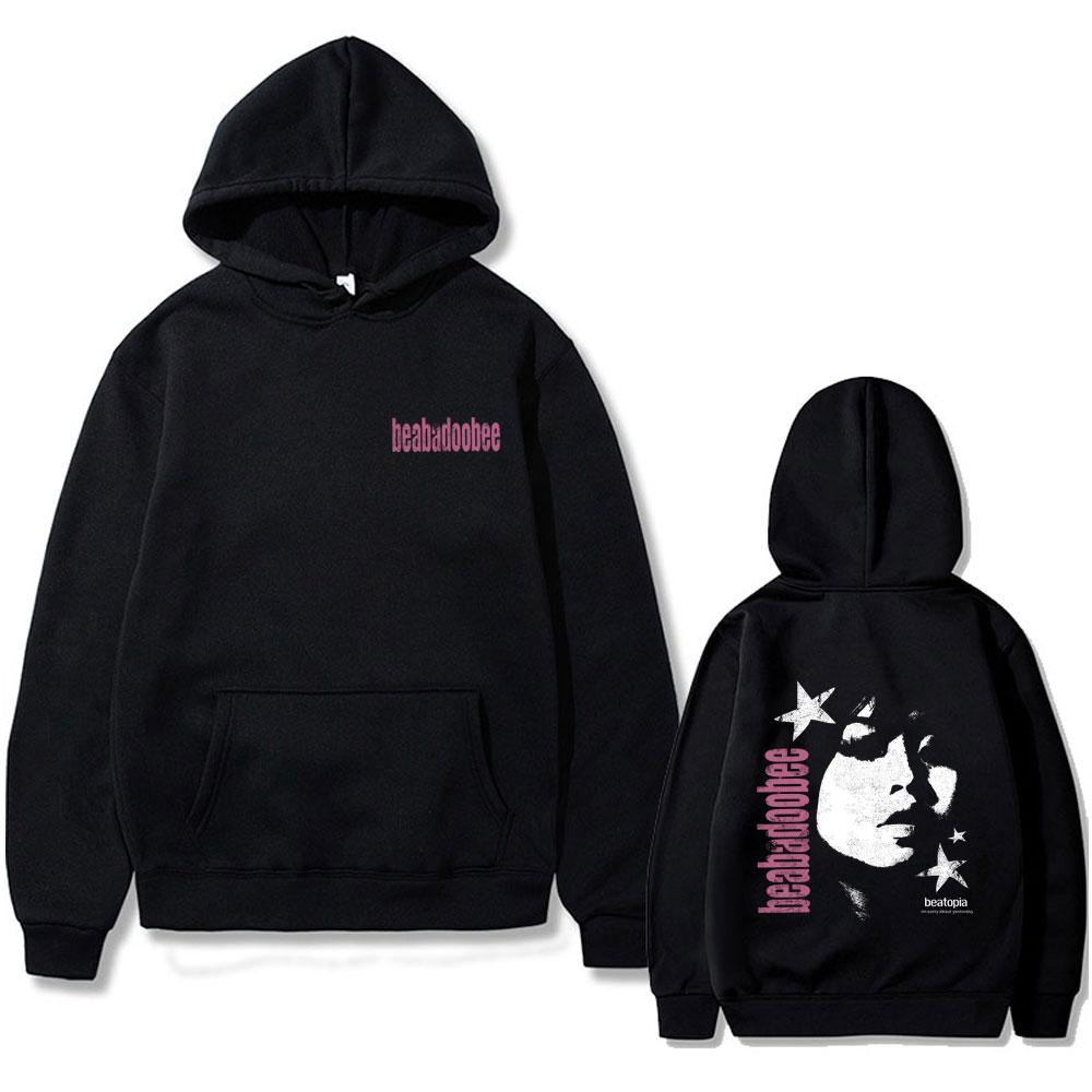 Beabadoobee- Men's Facial graphic hoodie pop music Hoodie Vintage Unisex casual Sweatshirt