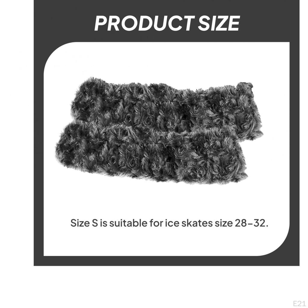 2 Pieces Ice Skate Covers Guards Portable Sleeves Comfortable Versatile Skating for