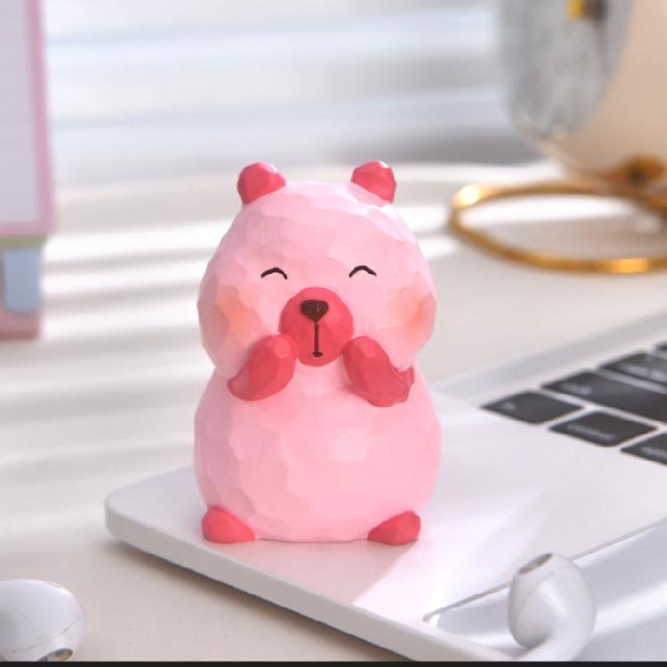 Colorful Capybaras Collectible Figurine Fun and Cute Decoration for Home or Workspaces