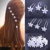 Tools Women Barrette Bridal Hair Jewelry U-shaped Pearl Pin Rhinestone Hair Clip Wedding Hairpins