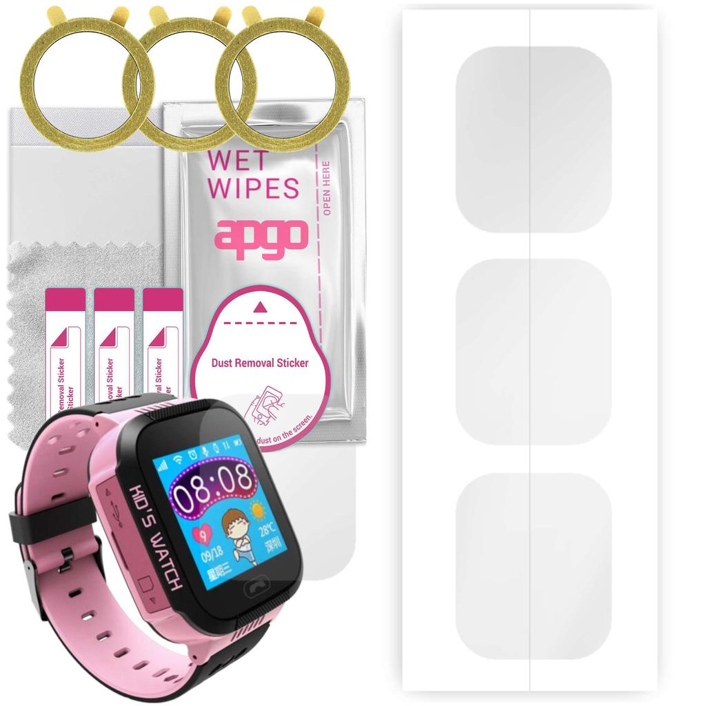 apgo 3x Hydrogel Ultra-Clear Screen Protector per Suunto