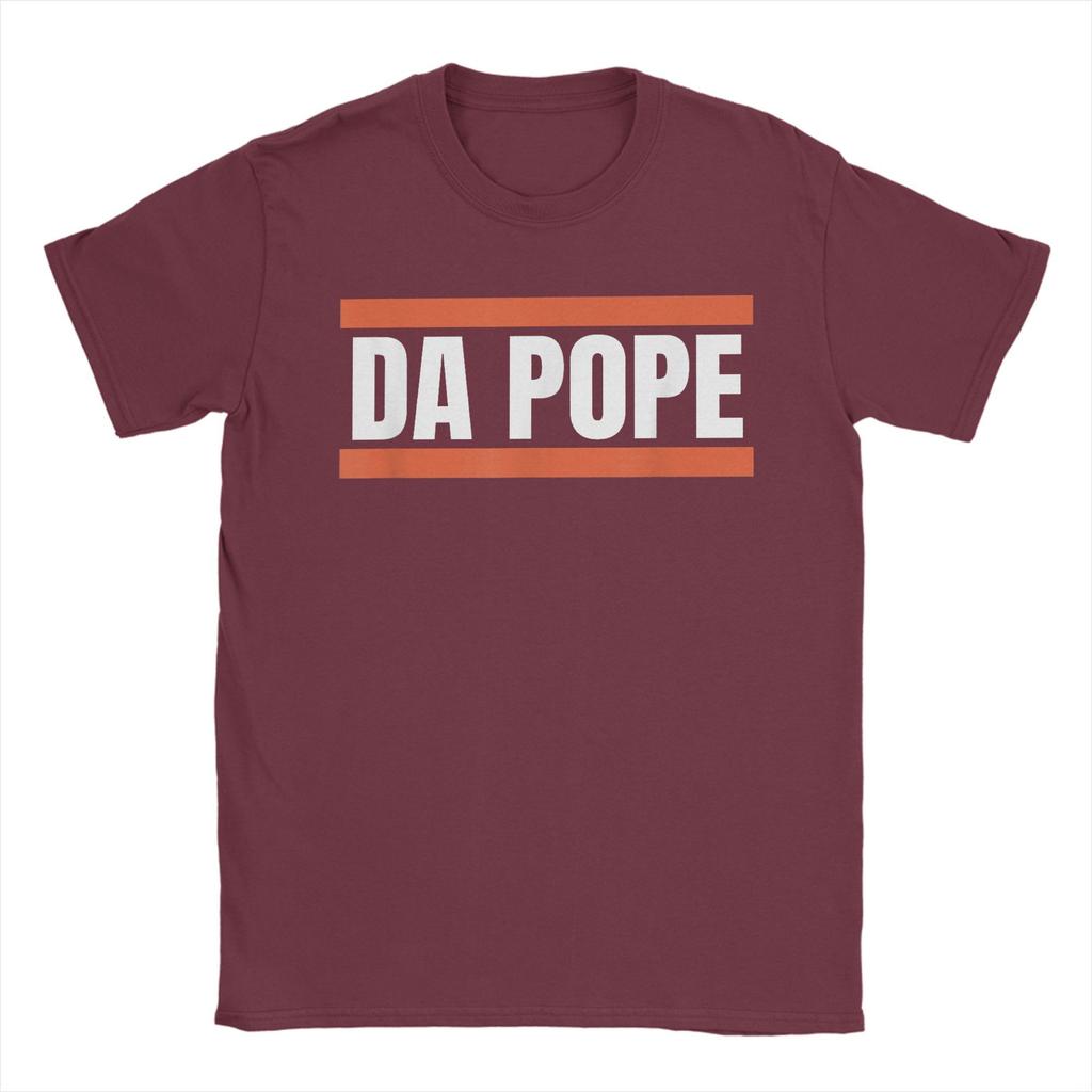 Leisure Da Pope Pope Leo XIV Provost T-Shirts Men O Neck 100% Cotton T Shirts America Chicago Short Sleeve Tee Plus Size merch