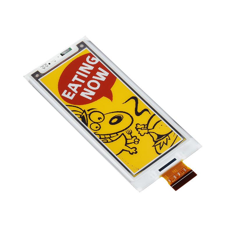 3" E-Paper Display Modul - Rot/Gelb/Schwarz/Weiß, 400x168 Auflösung.