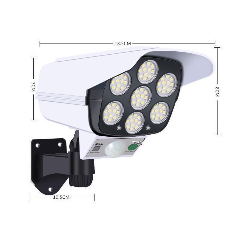 77LED Solar Motion Sensor Outdoor Wall Light