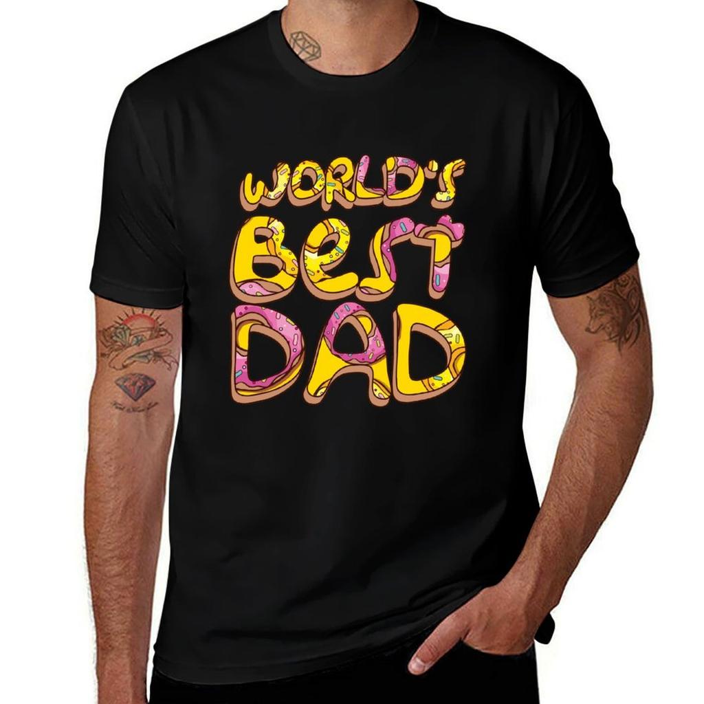 Worlds Best Dad Tshirt Ultra Soft Breathable Tee Top