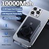 10000mAh Magnetic Power Bank 22.5W Fast Wireless Charger 15W External Battery Wired fast charging Type-c
