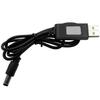 50cm Length Intelligent Charging Cord USB Power Cord Wire for 18650 Lithium Battery 3.5mm/5.5mm/USB 5pin Plug Option