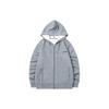 Li-Ning American Vintage Knight Pattern Straight Leg Casual Pants And Hoodie Set Men Pants And Hoodie Set Light-Gray Black YWDT227-2+YKLT225-1