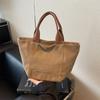 Literary Canvas Handbag Women's New Versatile Casual Tote Bag Niche Simple Handbag