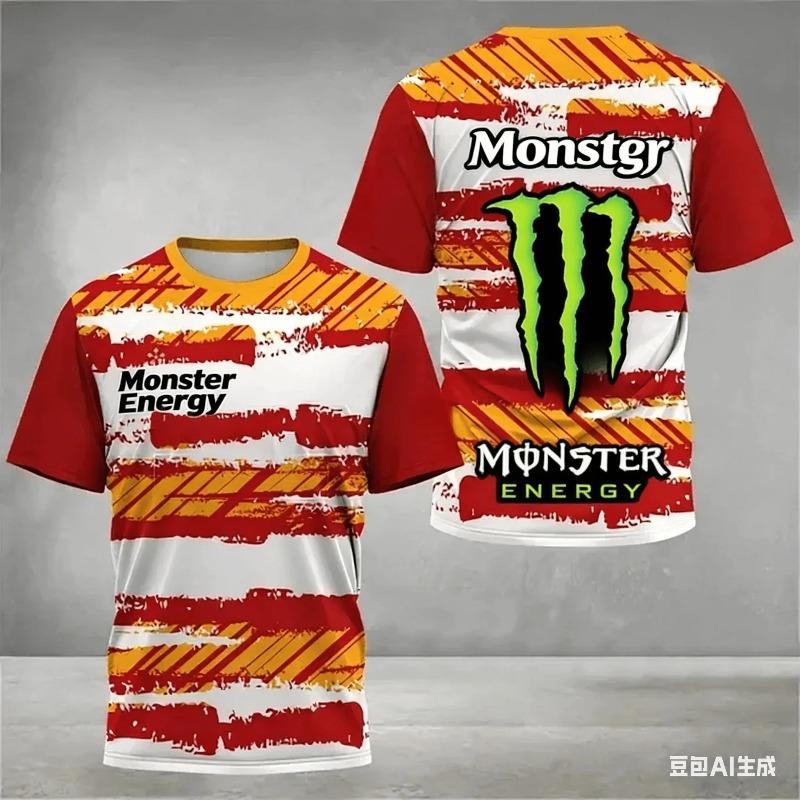 

Мужская спортивная футболка с коротким рукавом Monster Energy, быстросохнущая, для велоспорта, TOP XS