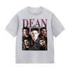 Vintage Dean Winchester Actor Graphic T Shirt Unisexs Fashion High Quality Clothing Tshirts Unisex 100 Cotton Oversized TShirt