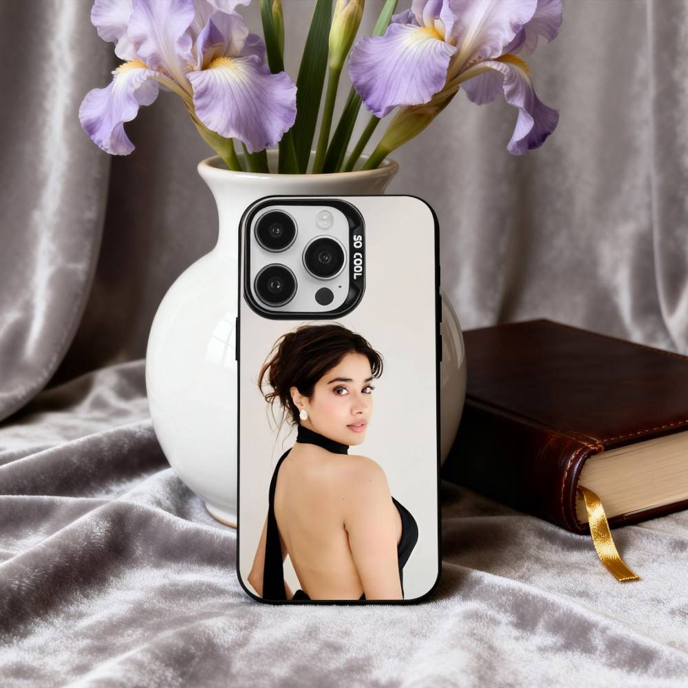 

J-Janhvi K-Kapoor D-Dhadak D-Debut Чехол для телефона iPhone17,16,15,14,13,12,11 Plus,Pro Max Черный Конфетный серебристый чехол для телефона iPhone13