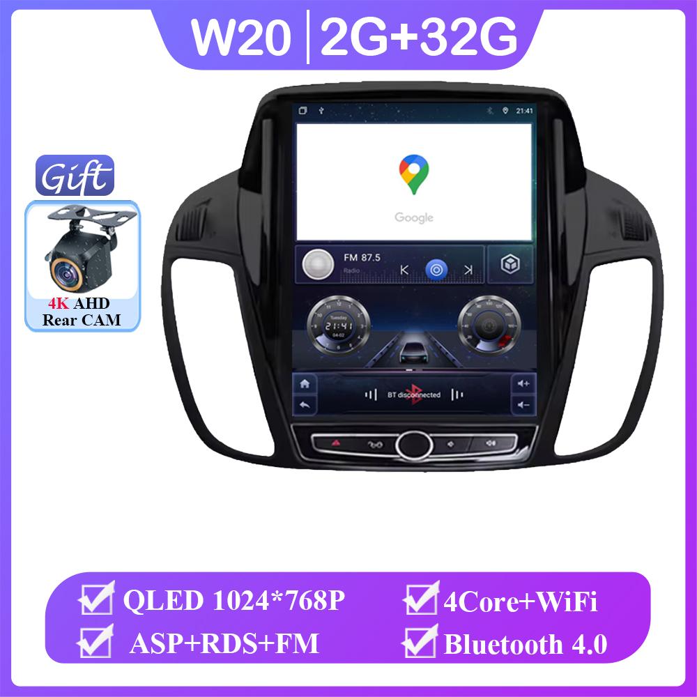 

Android 14 для Ford KUGA C-max Escape 2013 - 2015 Стиль Tesla Навигация Автомобильный GPS Авто Радио Стерео Автомобильный Мультимедийный Плеер Без 5G