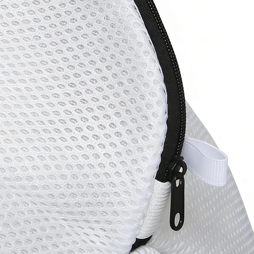 Shoe Washing Bag Mesh Fiber Laundry Bag For Shoe Underwear Wash Bags With Zips For Washing Machines Travel Clothes Storage