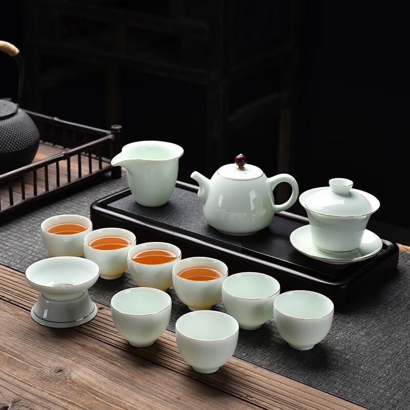 Handon Suet Jade Celadon Kung Fu Tea Set