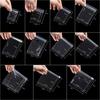 PVC Transparent Self Sealing Bag for Handmade Soap Dessert Accessories 50 Pcs