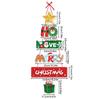 Christmas Porch Door Hanging Banner Christmas Paper Door Decorative Flags Xmas Welcome Sign For  Year Porch Door Banner