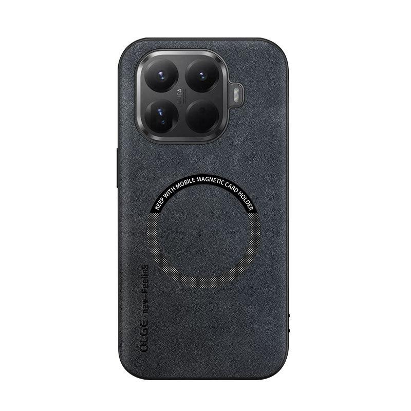 Xiaomi 11 T Pro Pro Yangba Leather Magnetic Phone Case, Xiaomi 11 Pro Max Magnetic Ring Wireless Charging Protective Case