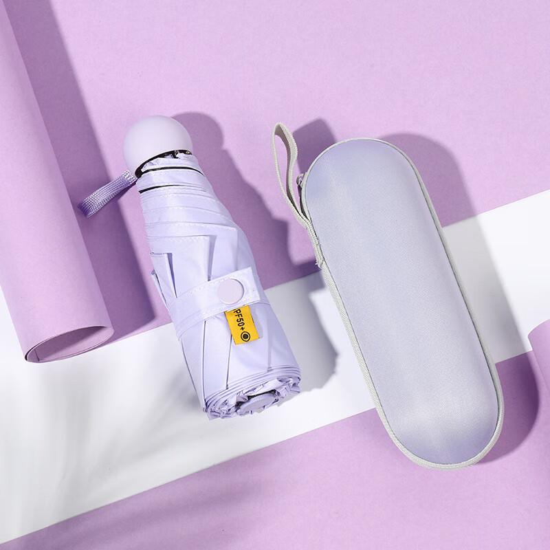 Compact UV Protection Capsule Umbrella