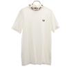 Fred Perry Short Sleeve Mock Neck T-shirt UK10 White Women Used