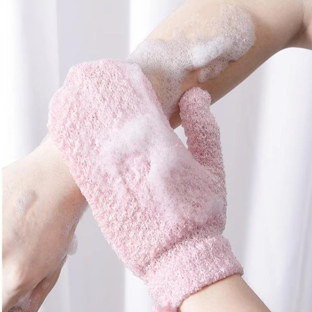 Portable Household Scrub Bath Gloves Multifunctional Finger Wrap Decontaminating Bath Gloves Rubbing Clay Artifact Finger