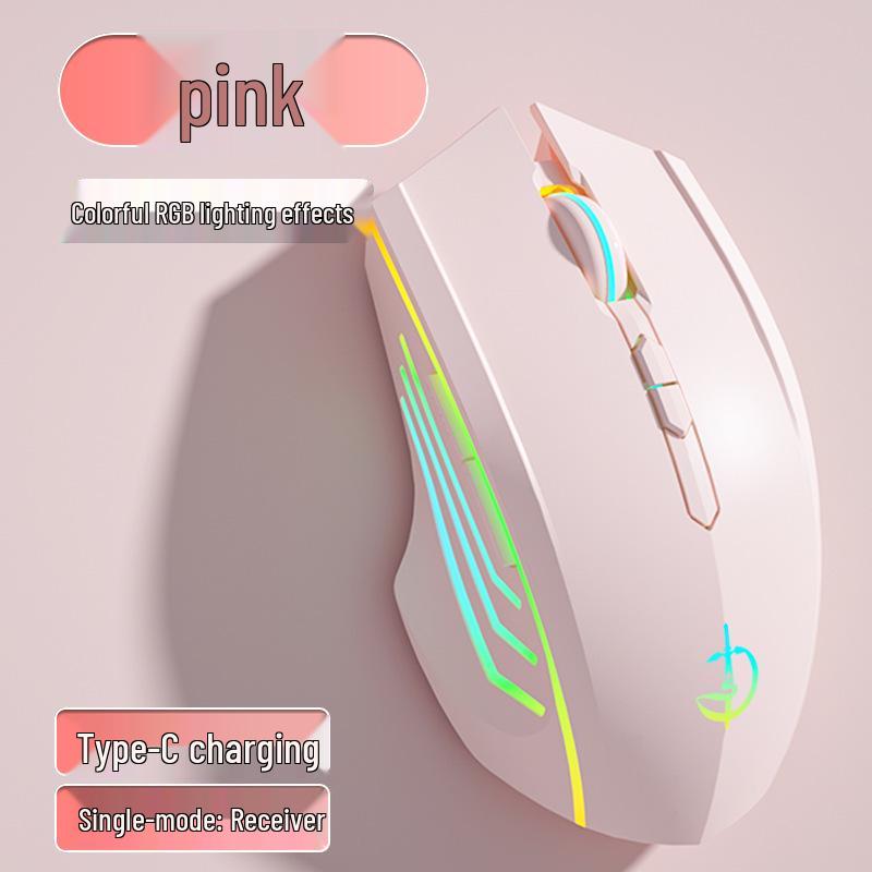 Rechargeable Silent Wireless Bluetooth Gaming Mouse for Desktop and Laptop (Men & Women)