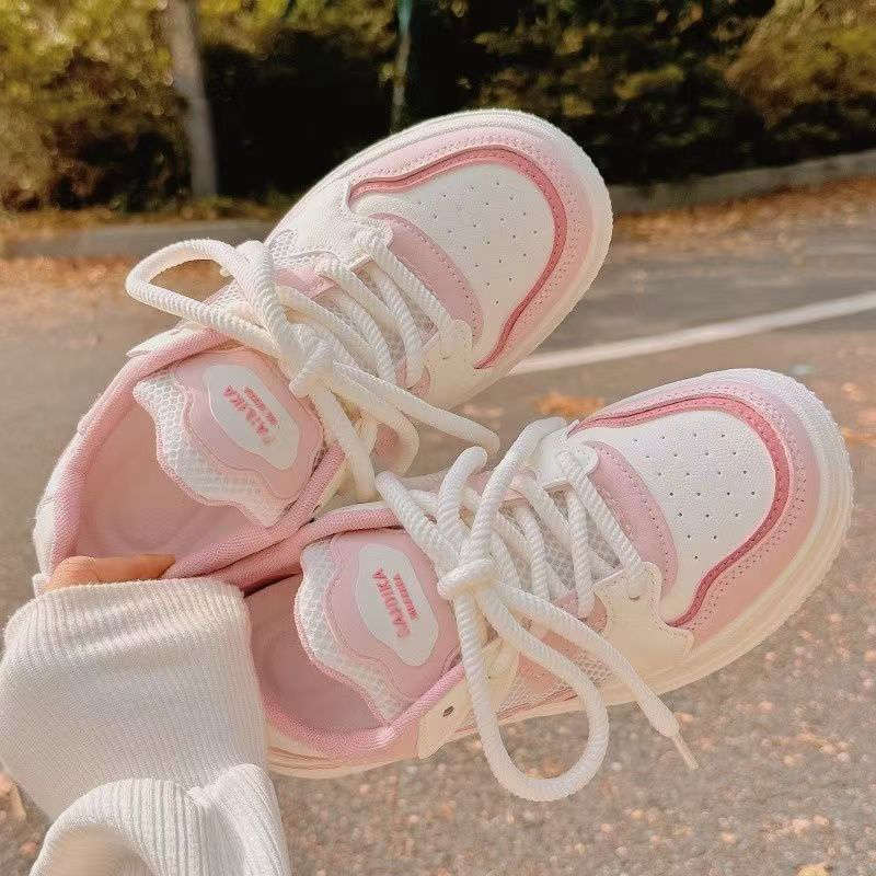 Women's summer breathable mesh mesh shoes, new versatile shoes with skirts, platform sports board shoes