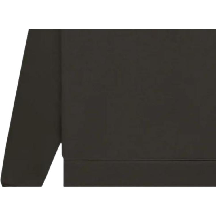 Fear of God Essentials Fleece Pullover Long Sleeve Sweatshirt FW22 Unisex Sweatshirt Grey Black FOG-FW22-044