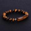 1pc Tiger Eye Stone Bracelet, Fashionable and Popular Bracelet, Unisex Bracelet Decorations