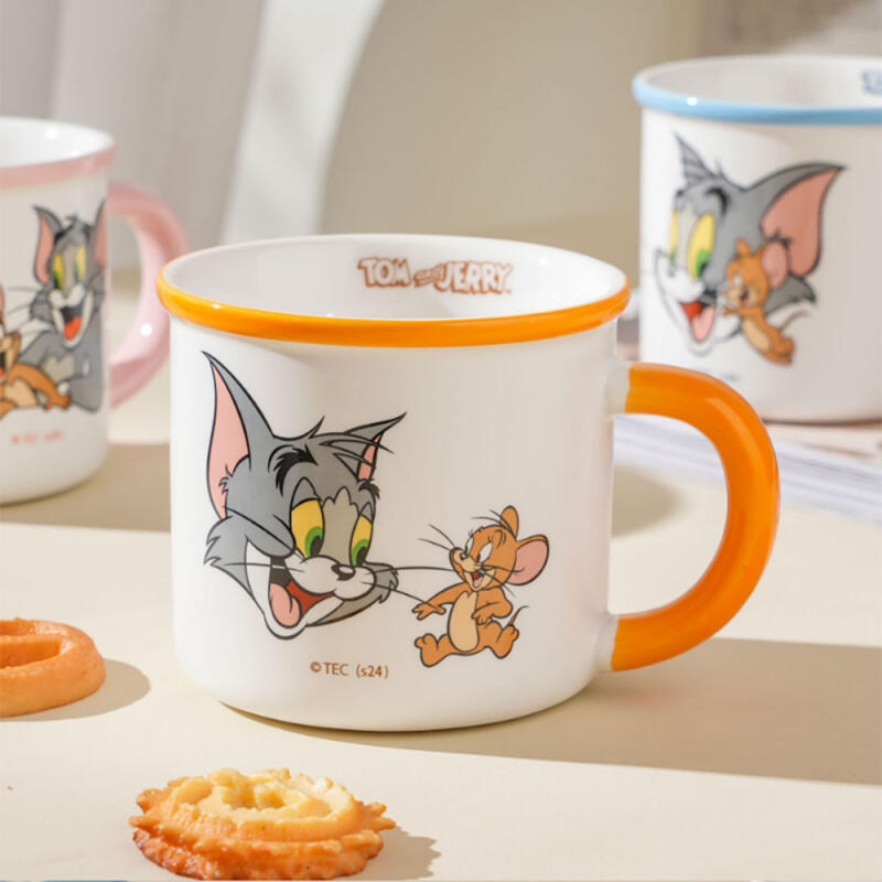 Tom and Jerry Color Handle Mug