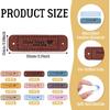 Cheriswelry 54pcs Microfiber Leather Labels 9 Color Rectangle Word Handmade & Love Cloth Labels Art Woven Tag Knitting Fashion Garment Sewing Label