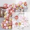 Pink Balloon Arch Set for Birthdays and Weddings
