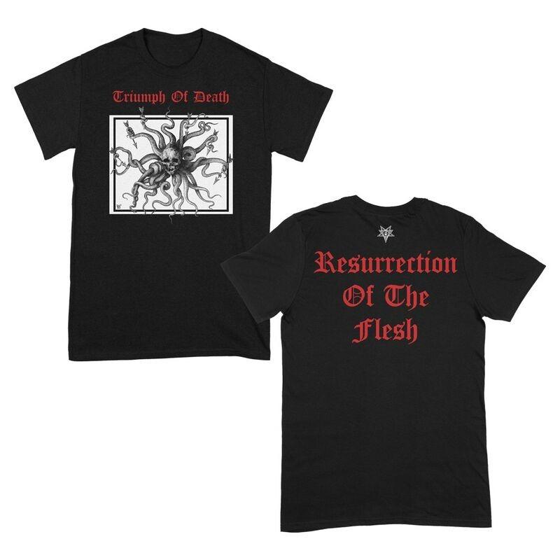Heilung Hirschgeweih Logo Beidseitiger Druck T-Shirt 100% Baumwolle Unisex Heidnisch Black Metal Streetwear Fan Grafik T-Shirt