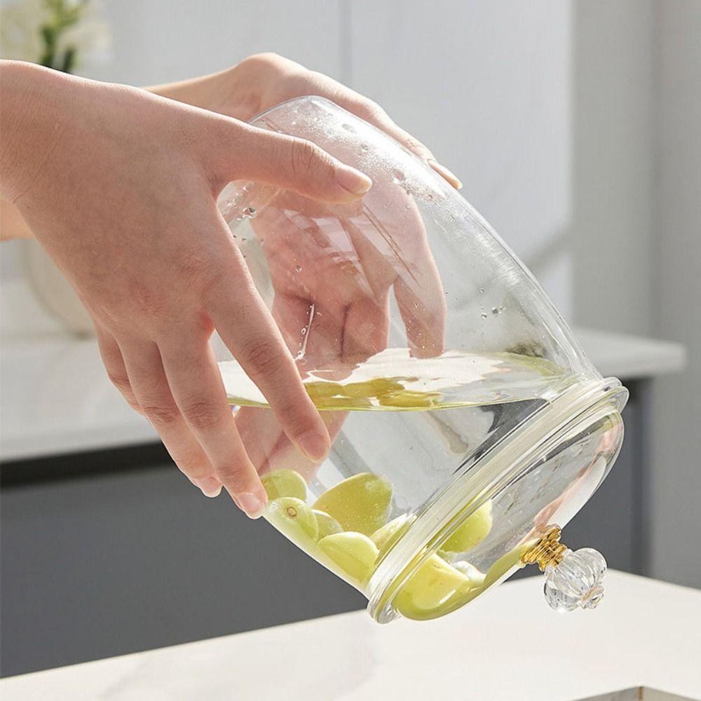 with Lid Cereals Storage Jar Transparent Candy Jar Food Container Grains Storage Box  Nuts