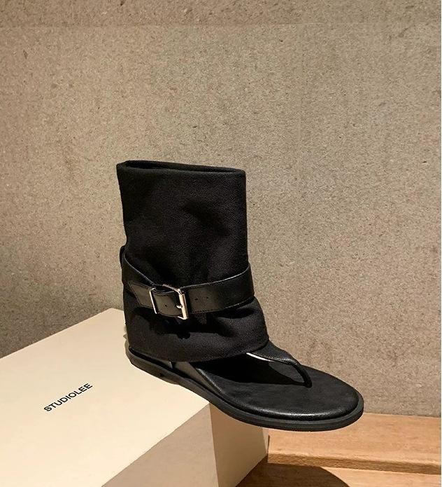 

Grape mother, the same style has a height increase of 4.5cm~ Be careful with color matching, belt buckle, toe, Spice Girl, medium tube, cool boots, R 40