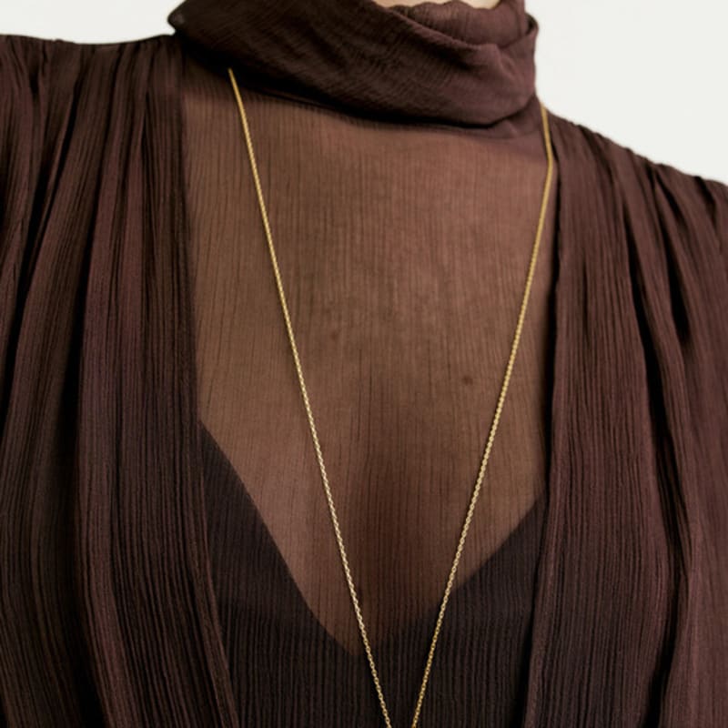 

MATIAS Clover long Necklace (Gold) Gold